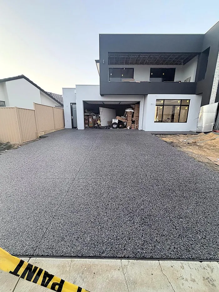 Exposed aggregate pool surround, Perth metro