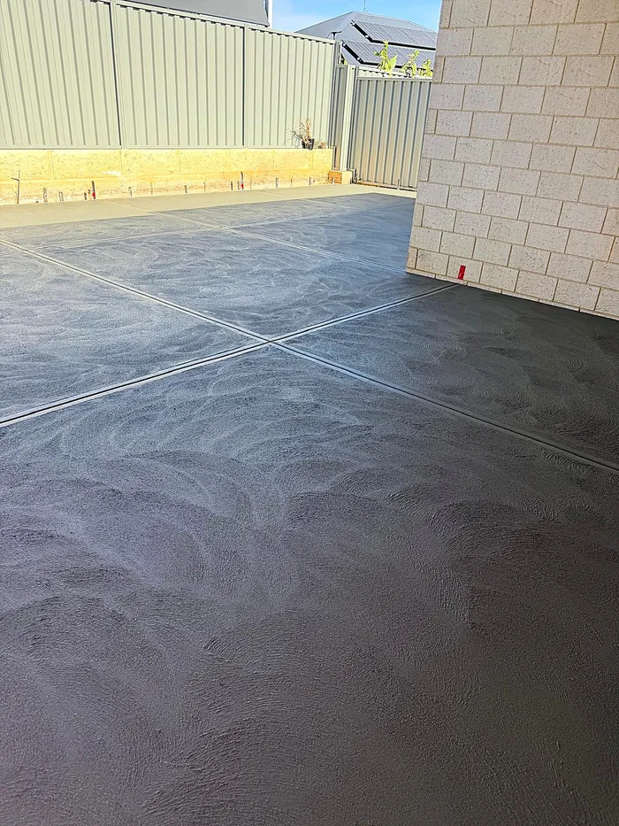 Grey concrete driveway, Perth metro
