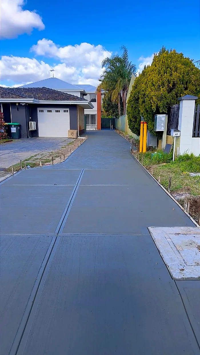 Grey concrete path, Perth metro