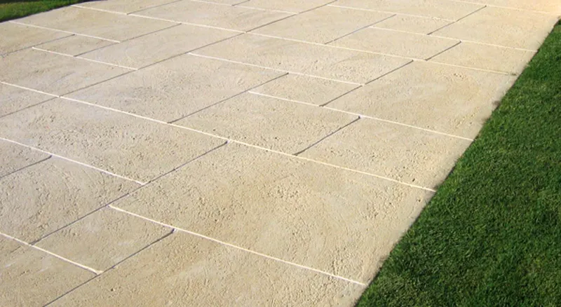 Liquid limestone alfresco area - cream finish, South Perth